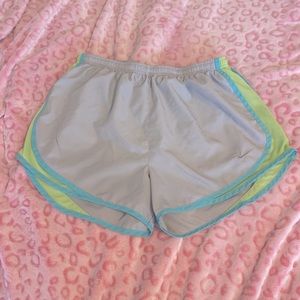 Nike Shorts Running Dri-Fit Pro Grey Blue Green